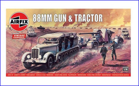 Airfix 88mm Gun and Tractor