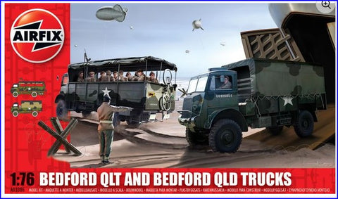 Airfix Bedford QLT and Bedford QLD Trucks