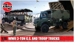 Airfix WWll 3-Ton G.S and Troop Trucks
