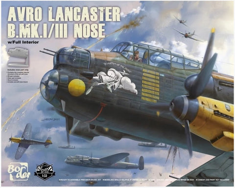 Border Model Avro Landcaster B.MKI/III Nose w/Full Interior