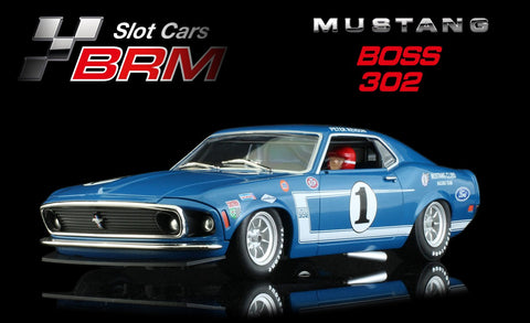 BRM Ford Mustang Boss 302 #1 Peter Revison Trans-Am Laguna Seca 1969
