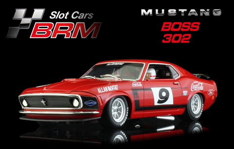 BRM Ford Mustang Boss 302 #9 Allan Moffat Trans-Am Mustang 1970