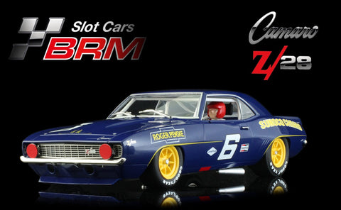 BRM Camaro Z28 #6 Mark Donohue Sonoco Camaro Trans-Am Laguna Seca 1969