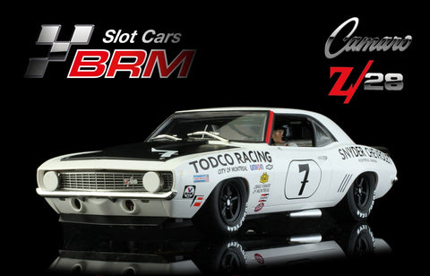 BRM Camaro Z28 #7 Craig Fisher Todco Racing Snyder Chevrolet Trans-Am Michigan 1969