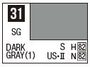 Mr Color C031 S/G Dark Gray 1