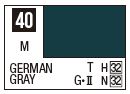 Mr Color C040 3/4 Flat German Gray