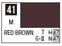 Mr Color C041 3/4 Flat Red Brown