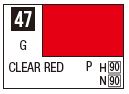 Mr Color C047 Gloss Clear Red