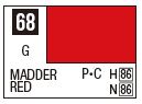 Mr Color C068 Gloss Red Madder