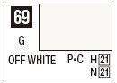 Mr Color C069 Gloss Off White