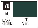 Mr Color C070 3/4 Flat Dk Green