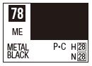 Mr Color C078 Metallic Black