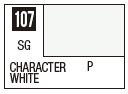 Mr Color C107 S/G Character White