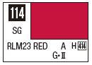 Mr Color C114 S/G Rlm23 Red