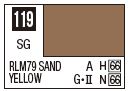Mr Color C119 S/G Rlm79 Sand Yellow