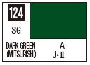 Mr Color C124 S/G Dk Green Mitsubishi