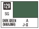 Mr Color C129 S/G Dark Green Nakajima