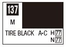 Mr Color C137 Flat Tire Black