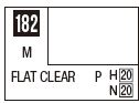 Mr Color C182 Flat Clear