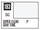 Mr Color C183 Flat Super Clear Gray Tone