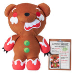 Deddy Bear Plush In Bag - Christmas - Gingerbear