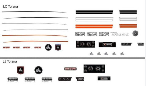 Holden LC - LJ Torana Decal Pack