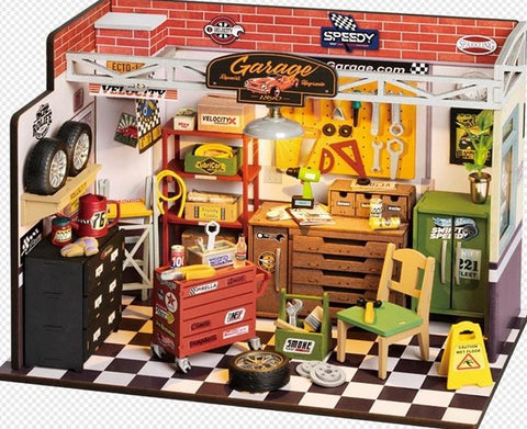 DIY Mini House Garage Workshop