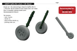 EDUARD SPITFIRE Mk.I WHEELS BRASSIN 1/48