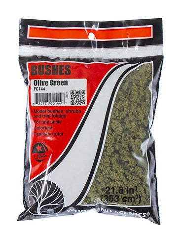 Woodland Scenics FC144 Olive Green Bushes