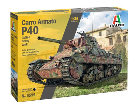 Italeri Carro Armato P40 Italian Heavy Tank