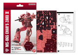 si-gu-mi PRO Gundam MS-06S Chars Zaku-ll Paper Puzzle