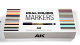 AK Interactive Real Colours Markers  - Delux Set - Full Range - 34 Colours