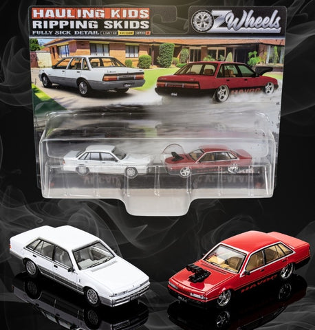 OZ Wheels FSD Twin Set Hauling Kids & Ripping Skids - VL Calais / Havoc VL Calais