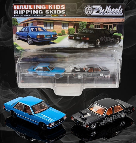 OZ Wheels FSD Twin Set Hauling Kids & Ripping Skids - XD Falcon / Kaos XD Falcon