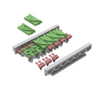 Ryefield Workable Track Links Type 62 for M4. VVSS