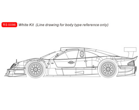Revoslot Mercedes CLK White Kit