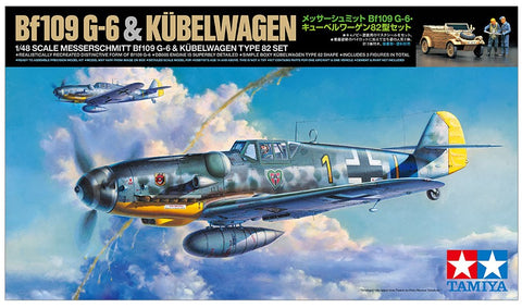 Tamiya Messerschmitt Bf109G-6 and Kubelwagen Type 82