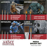 Army Painter Mega Brush Set (10 Synthetic Brushes)