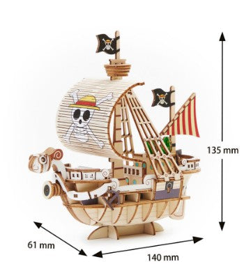 Wa-gu-mi - One Piece - Going Merry Wooden Puzzle