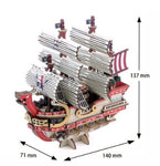 Wa-gu-mi - One Piece - Red Force Wooden Puzzle
