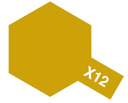 Tamiya Acrylic Paint X-12 Gold Leaf