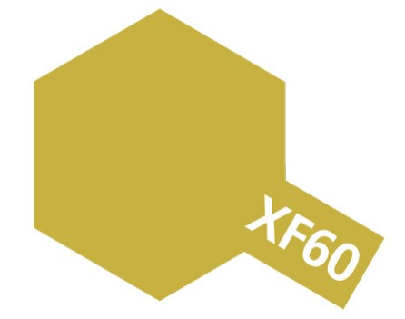 Tamiya Acrylic Paint XF-60 Dark Yellow