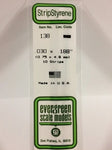 Evergreen 138 .030" x .188" (0.75 x 4.8mm) Strips (10pcs)