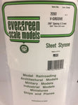 Evergreen 2050 .050 Spacing Vgroove Sheet
