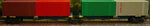 Frateshi PN Twin Container Wagons Shared Centre Bogie