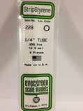 Evergreen 228 .250" / 6.3mm OD Tube (3pcs)