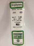 Evergreen 259 .250" x .375" (6.3 x 9.5mm) Rectangle Tubing (2pcs)