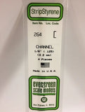 Evergreen 264 .125" / 3.2mm Channel ( 4pcs)