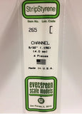 Evergreen 265  .156 / 4mm Channel (4pcs)