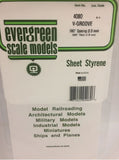 Evergreen 4080 .080" Spacing Vgroove Sheet